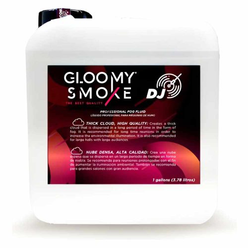 LÍQUIDO DENSO PARA MÁQUINA DE HUMO (GALON) MARCA GLOOMY DJ (SIN OLOR)