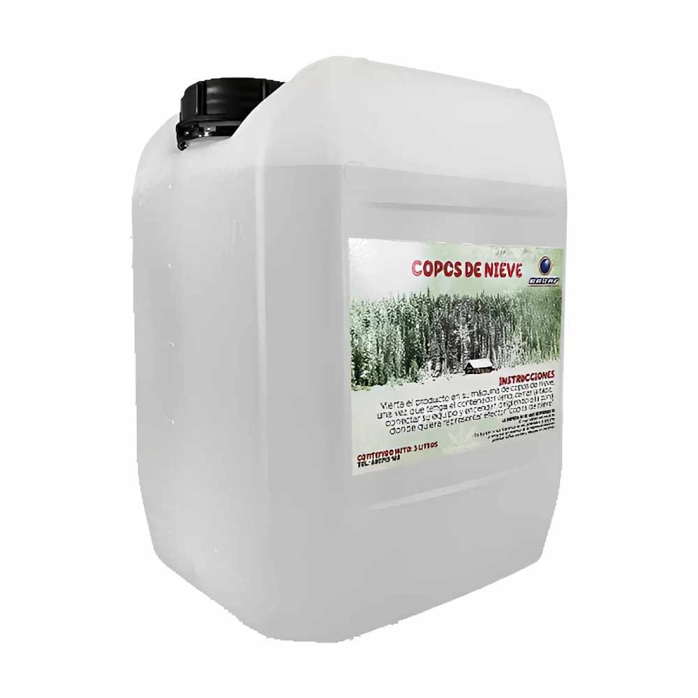 LIQUIDO ESPECIAL PARA MAQUINA DE NIEVE ARTIFICIAL 5 LITROS