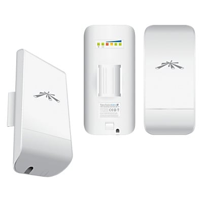 UBIQUITI LOCOM5 NanoStation airMAX locoM5 CPE, hasta 150 Mbps, frecuencia 5 GHz (5170-5875 MHz) con antena integrada de 13 dBi