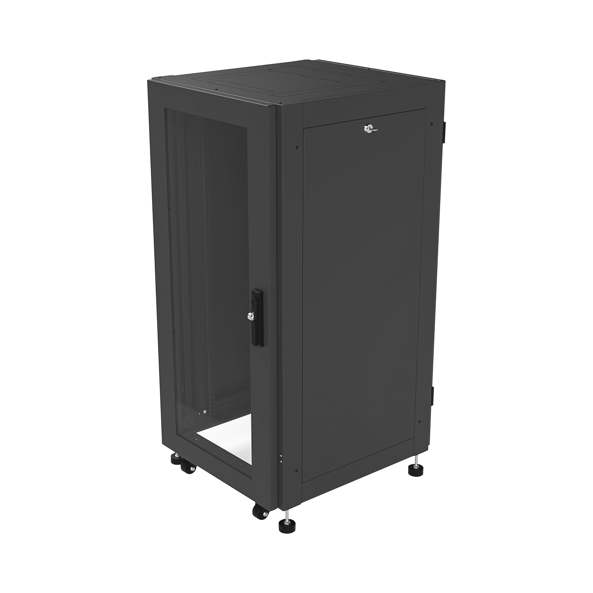 LINKEDPRO BY EPCOM LP-6060-24U-R2 Gabinete Profesional para Telecomunicaciones de 19in, Instalación a Piso, 24UR, 600 mm Profundidad, Se envía el Gabinete Armado.