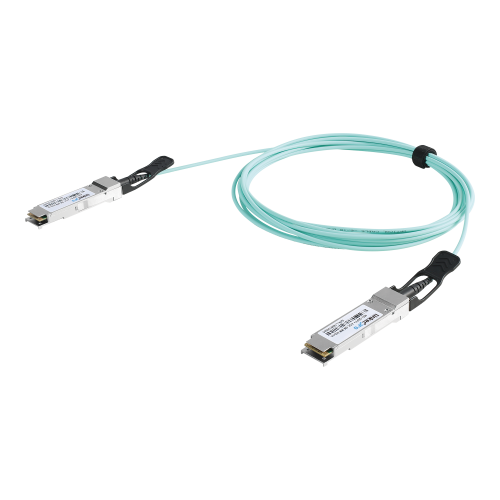 LINKEDPRO LP-AOC-40G-3M Cable AOC QSFP+ de 40 Gbps a 40 Gbps, Cable de fibra óptica Activo, Longitud: 3 metros