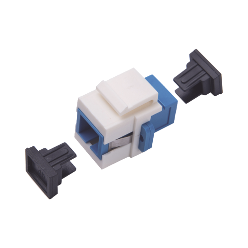 LINKEDPRO BY EPCOM LP-FO-AD-6126 Acoplador Keystone de fibra óptica Monomodo SC/PC Simplex a SC/PC Simplex