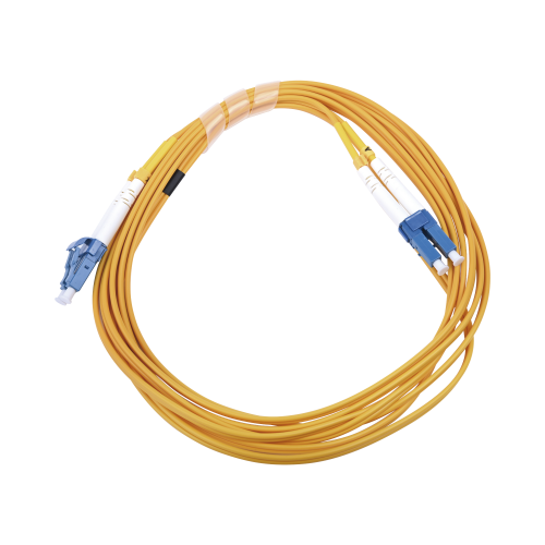 LINKEDPRO BY EPCOM LP-FO-LCU-LCU-03 Jumper de Fibra Óptica Monomodo 9/125 LC/UPC-LC/UPC, PVC, 2.0 mm, Dúplex, amarillo, 3 metros