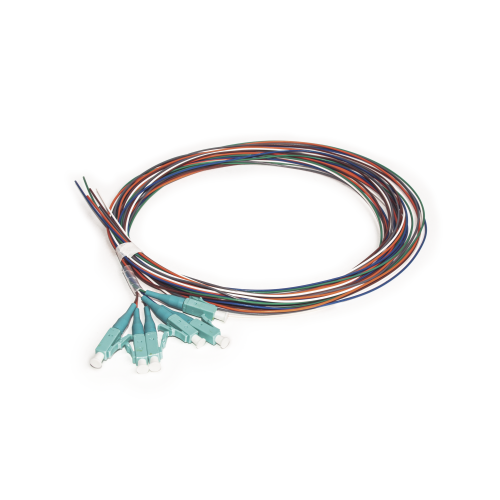 LINKEDPRO BY EPCOM LP-FO-MM-PIG-06-LC Kit de 6 Pigtails LC Multimodo OM3 50/125, conectores aqua, 2 metros