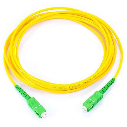 LINKEDPRO BY EPCOM LP-FO-SCA-SCA-01 Jumper de Fibra Óptica Monomodo SC/APC-SC/APC Simplex, color amarillo, 1 metro