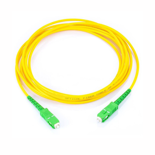 LINKEDPRO BY EPCOM LP-FO-SCA-SCA-02 Jumper de Fibra Óptica Monomodo SC/APC SC/APC Simplex, color amarillo, 2 metros