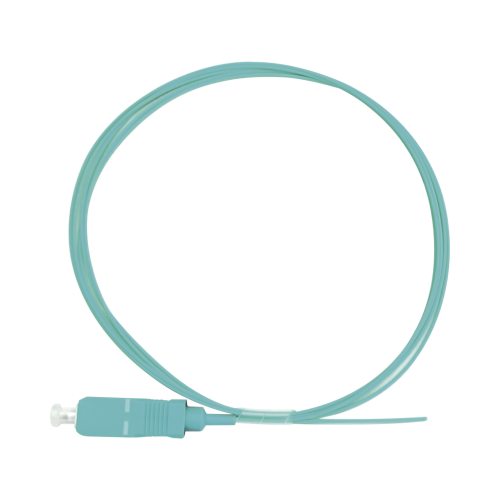 LINKEDPRO BY EPCOM LP-FOM3-SC-01 Pigtail de Fibra Óptica Simplex SC, PVC, OM3 50/125, Aqua, 1 metro