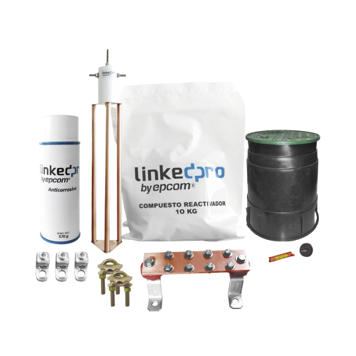LINKEDPRO BY EPCOM LP-GROUND30A-KIT Kit de puesta a tierra LinkedPro, para protección de hasta 30 Amp.