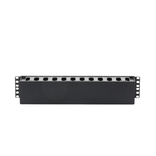 LINKEDPRO BY EPCOM LP-ORG-02 Organizador de Cables Horizontal de 2U para Rack de 19″, Fabricado en Polímero Resistente a Deformaciones y Rayones