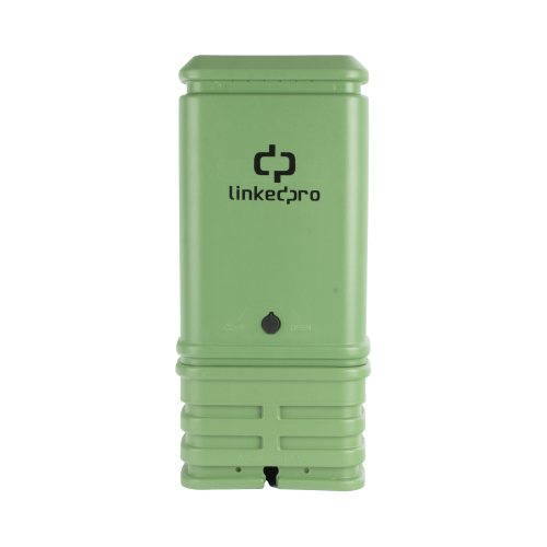 LINKEDPRO BY EPCOM LP-PHPE-CT Pedestal para Cajas de Empalme de Fibra Óptica tipo Cubo Color Verde con Bracket Estandar (No incluye caja de empalme)