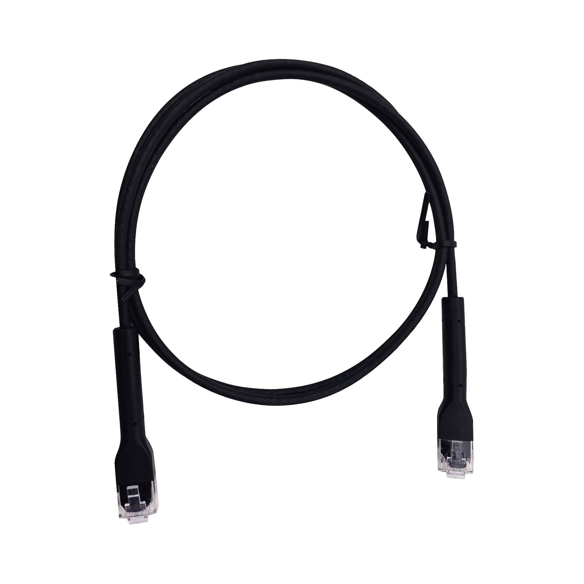 LINKEDPRO BY EPCOM LP-PSLIM-10BK Mini Patch Cord Cat6 Ultra Slim 10 m Negro – Ahorra Espacio sin Organizadores, con Bota Flexible