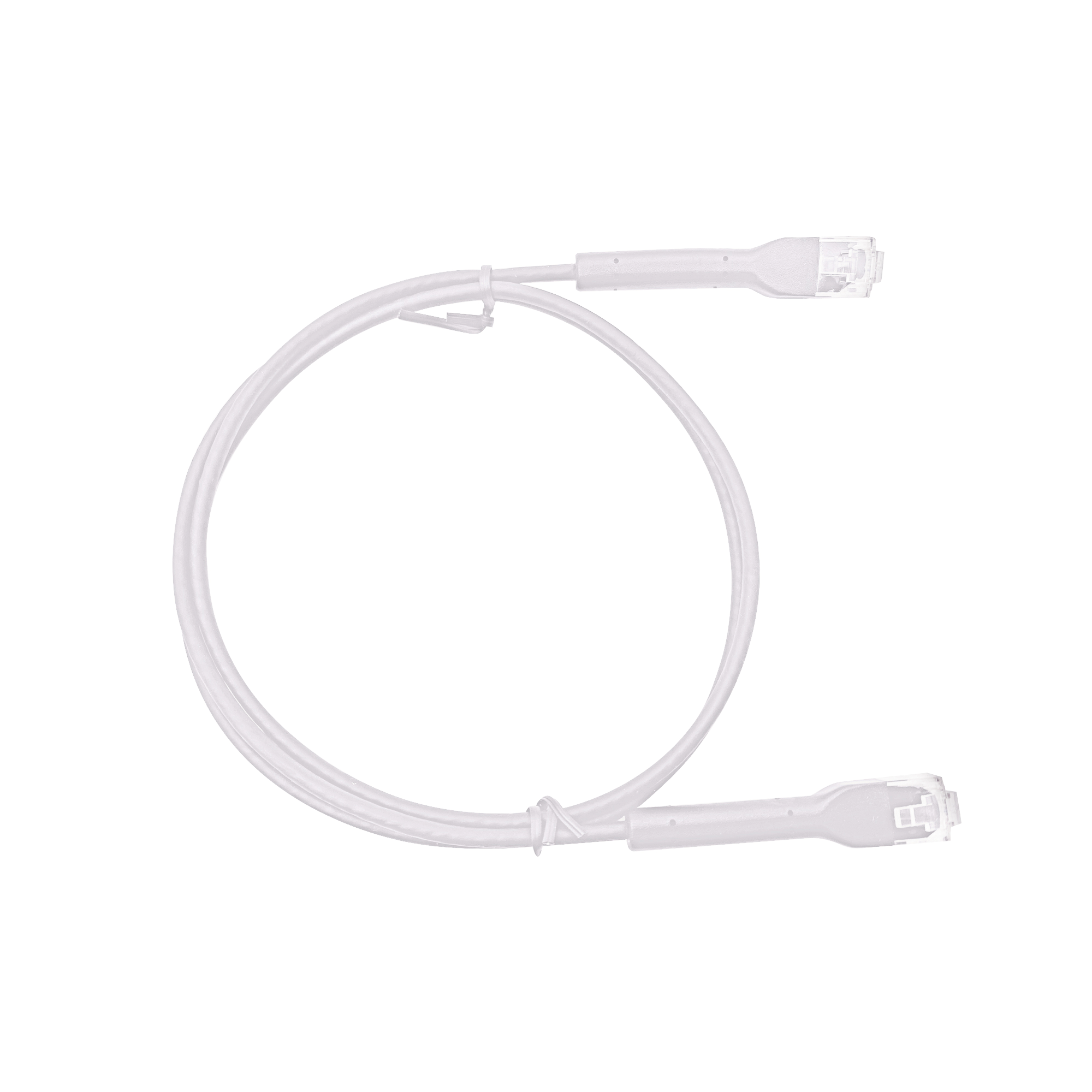 LINKEDPRO BY EPCOM LP-PSLIM-10WH Mini Patch Cord Cat6 Ultra Slim 10 m Blanco – Ahorra Espacio sin Organizadores, con Bota Flexible