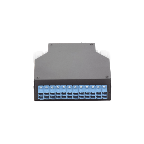 LINKEDPRO BY EPCOM LP-RDLCUSM Distribuidor de Fibra Óptica Para Riel Din, 12 acopladores LC/UPC Duplex Monomodo con Charola de Empalme