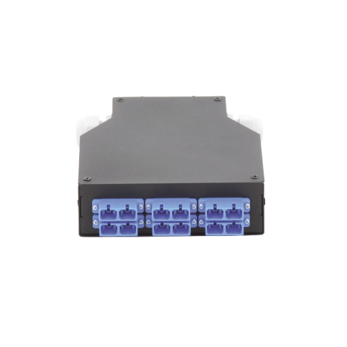 LINKEDPRO BY EPCOM LP-RDSCUSM Distribuidor de Fibra óptica para Riel Din, 6 Acopladores SC/UPC Duplex Monomodo con Charola de Empalme