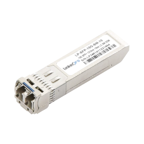 LINKEDPRO BY EPCOM LP-SFP-10G-SM-10 Transceptor Óptico SFP+ (Mini-Gbic), Monomodo 1310 nm, 10 Gbps, 10GBASE-LR, Conectores LC/UPC Dúplex, DDM, Hasta 10 km
