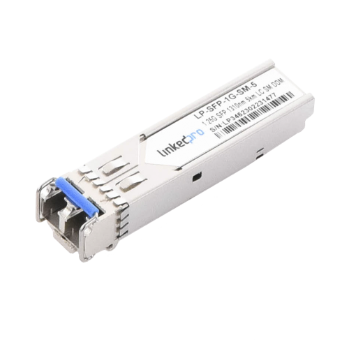 LINKEDPRO BY EPCOM LP-SFP-1G-SM-5 Transceptor Óptico SFP (Mini-Gbic), Monomodo 1310 nm, 1.25 Gbps, 1000BASE, Conectores LC/UPC Dúplex, DDM, Hasta 5 km
