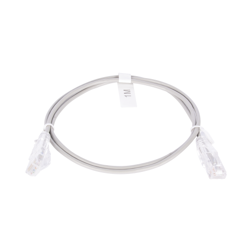 LINKEDPRO BY EPCOM LP-UT6-100-GY28 Cable de Parcheo Slim UTP Cat6 – 1 metro, Gris, Diámetro Reducido (28 AWG)
