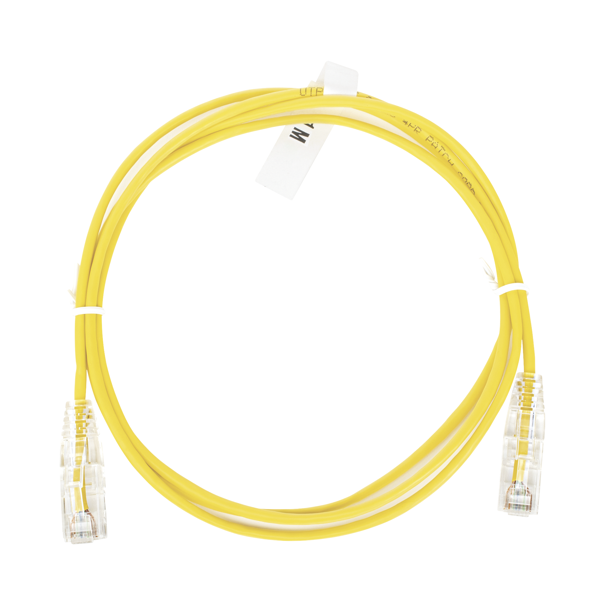 LINKEDPRO BY EPCOM LP-UT6-100-YE-28 Cable de Parcheo Slim UTP Cat6 – 1 metro, Amarillo, Diámetro Reducido (28 AWG)