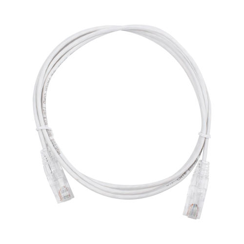 LINKEDPRO BY EPCOM LP-UT6-150-WH28 Cable de Parcheo Slim UTP Cat6 – 1.5 m Blanco Diámetro Reducido (28 AWG)
