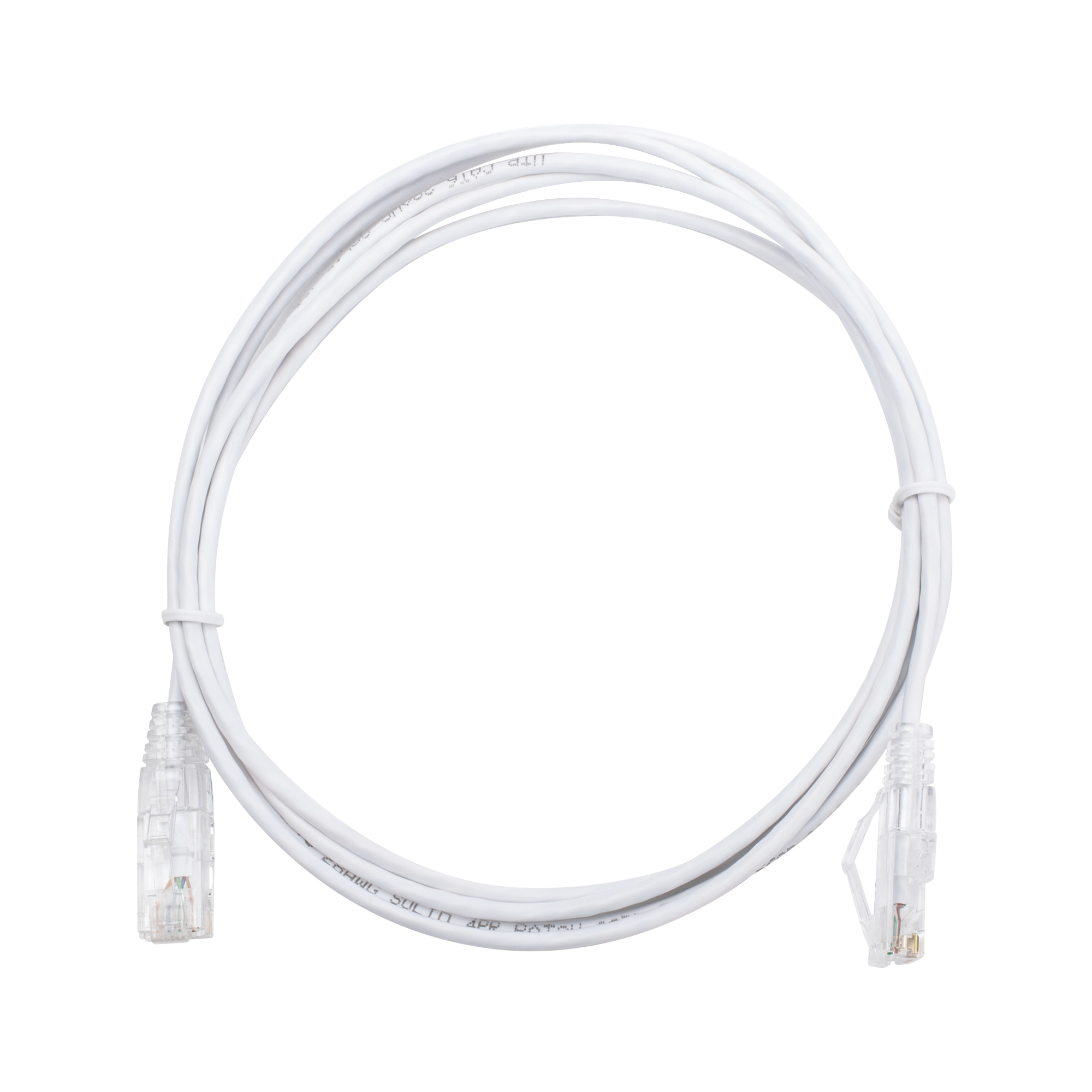 LINKEDPRO BY EPCOM LP-UT6-200-WH28 Cable de Parcheo Slim UTP Cat6 – 2 m Blanco Diámetro Reducido (28 AWG)