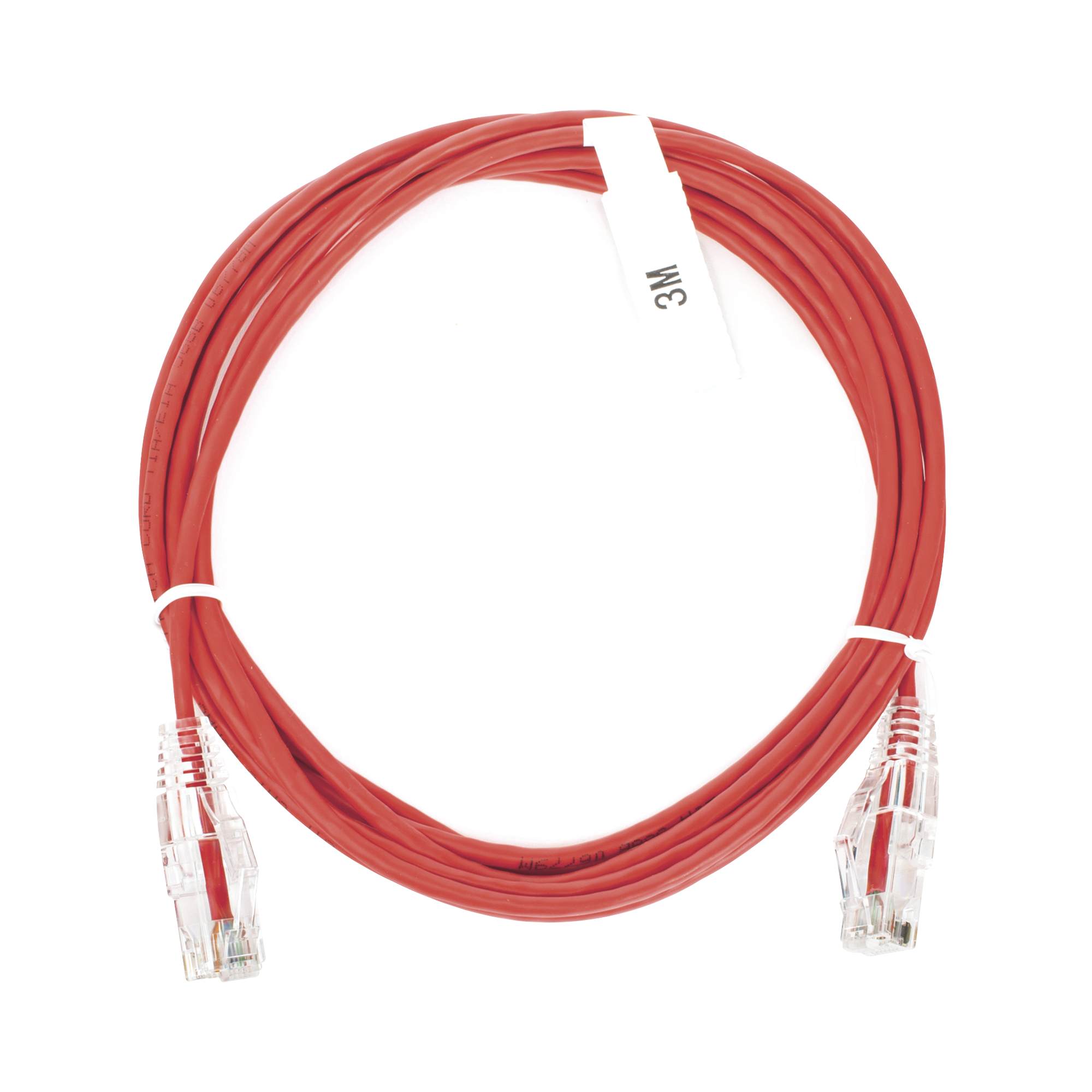 LINKEDPRO BY EPCOM LP-UT6-300-RD-28 Cable de Parcheo Slim UTP Cat6 – 3 m Rojo Diámetro Reducido (28 AWG)