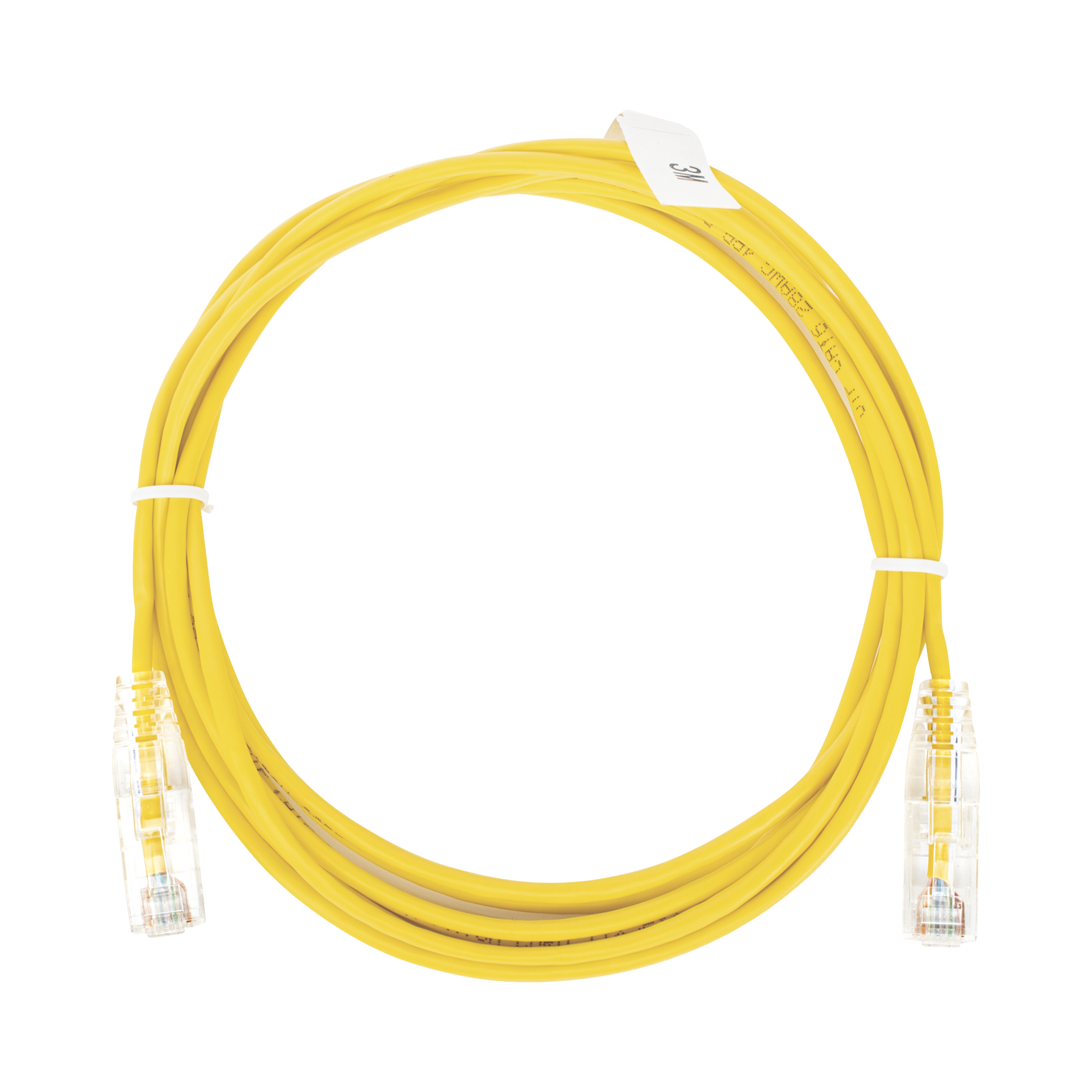 LINKEDPRO BY EPCOM LP-UT6-300-YE-28 Cable de Parcheo Slim UTP Cat6 – 3 m Amarillo Diámetro Reducido (28 AWG)