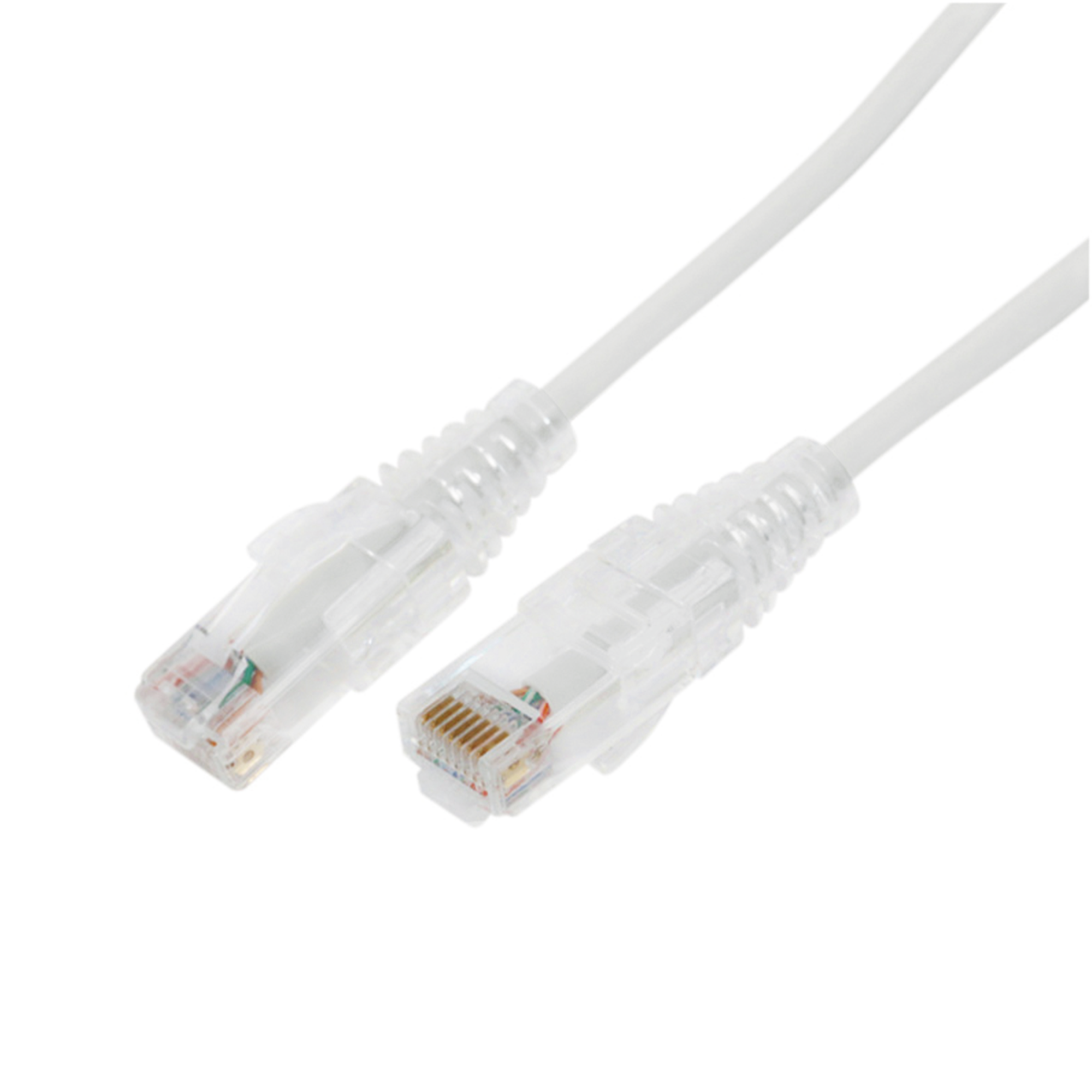 LINKEDPRO BY EPCOM LP-UT6A-500-WH-28 Cable de Parcheo Slim UTP Cat6A – 5 m Blanco, Diámetro Reducido (28 AWG)