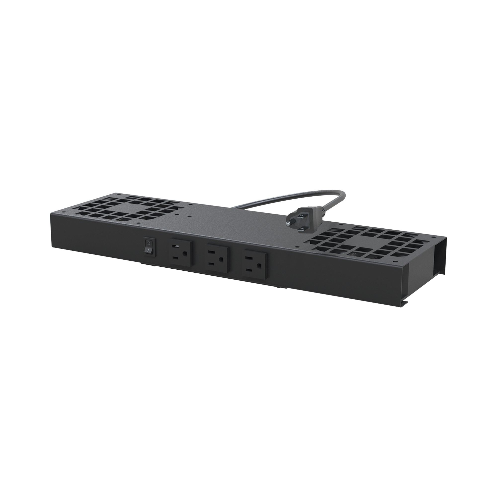 LINKEDPRO BY EPCOM LP-VENT-02V2 Kit de 2 Ventiladores (12 x 12 cm) con 3 Tomas de Corriente 110 Vca/50 Hz con Clavija