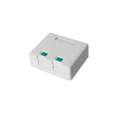 LINKEDPRO BY EPCOM LP-WP-06 Caja de pared con 2 puertos Keystone, no incluye Jacks