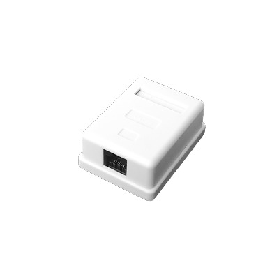 LINKEDPRO BY EPCOM LP-WP-6034 Caja de pared con 1 puerto Keystone, incluye Jack Cat5e