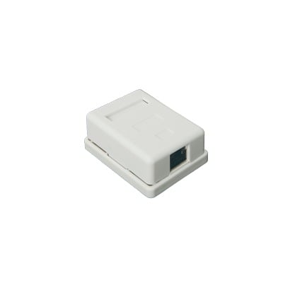 LINKEDPRO BY EPCOM LP-WP-6036 Caja de pared con 1 puerto Keystone, incluye jack STP Cat5e