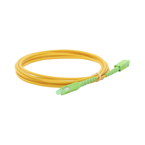 LINKEDPRO BY EPCOM LPSM3SCASCAS3 Jumper de Fibra Óptica Monomodo SC/APC-SC/APC Simplex de 3 metros, 3mm