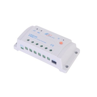 EPEVER LS-2024-B Controlador Solar de Carga y Descarga PWM 12/24V 20A, Parámetros Configurables