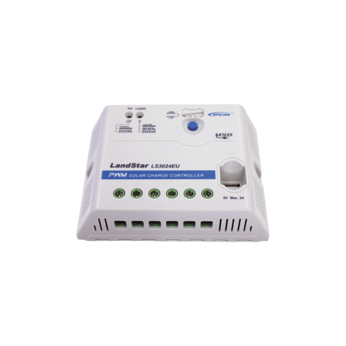 EPEVER LS-3024-EU Controlador Solar PWM 12/24 V 30 A, Salida USB