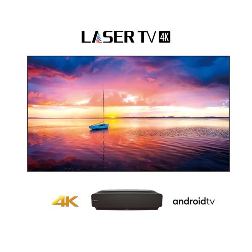 LASER TV HISENSE 120 Pulgadas 120L5G DLP 4K Smart Android HDR Laser+Phosphor Color Filter; Audible Noise:32dB*Incluye Pantalla De Proyección E Instalación* –