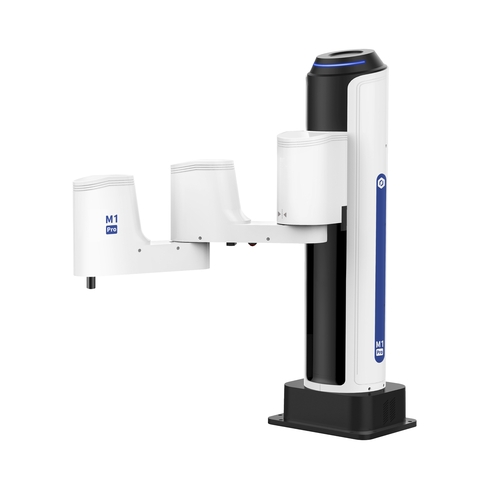 BRAZO ROBOT COLABORATIVO M1-PRO, TIPO SCARA PARA AUTOMATIZAR PROCESOS INDUSTRIALES CON 4 EJES CAPACIDAD DE CARGA DE 1.5 KG DISEÑADO PARA ALTA PRECISIÓN EN ENSAMBLE Y MANIPULACIÓN DE PIEZAS INTEGRACIÓN FÁCIL EN LÍNEAS DE PRODUCCIÓN COMPACTO EFICIENTE Y SEGURO CON PROGRAMACIÓN INTUITIVA Y SISTEMAS DE CONTROL AVANZADOS