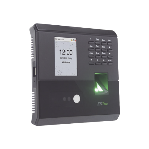 ZKTECO MB10V Lector de Reconocimiento Facial y Huella Digital, 100 Rostros, 500 huellas, Soporta DDNS con BIOTIMEPRO, Función ADMS INCLUIDA
