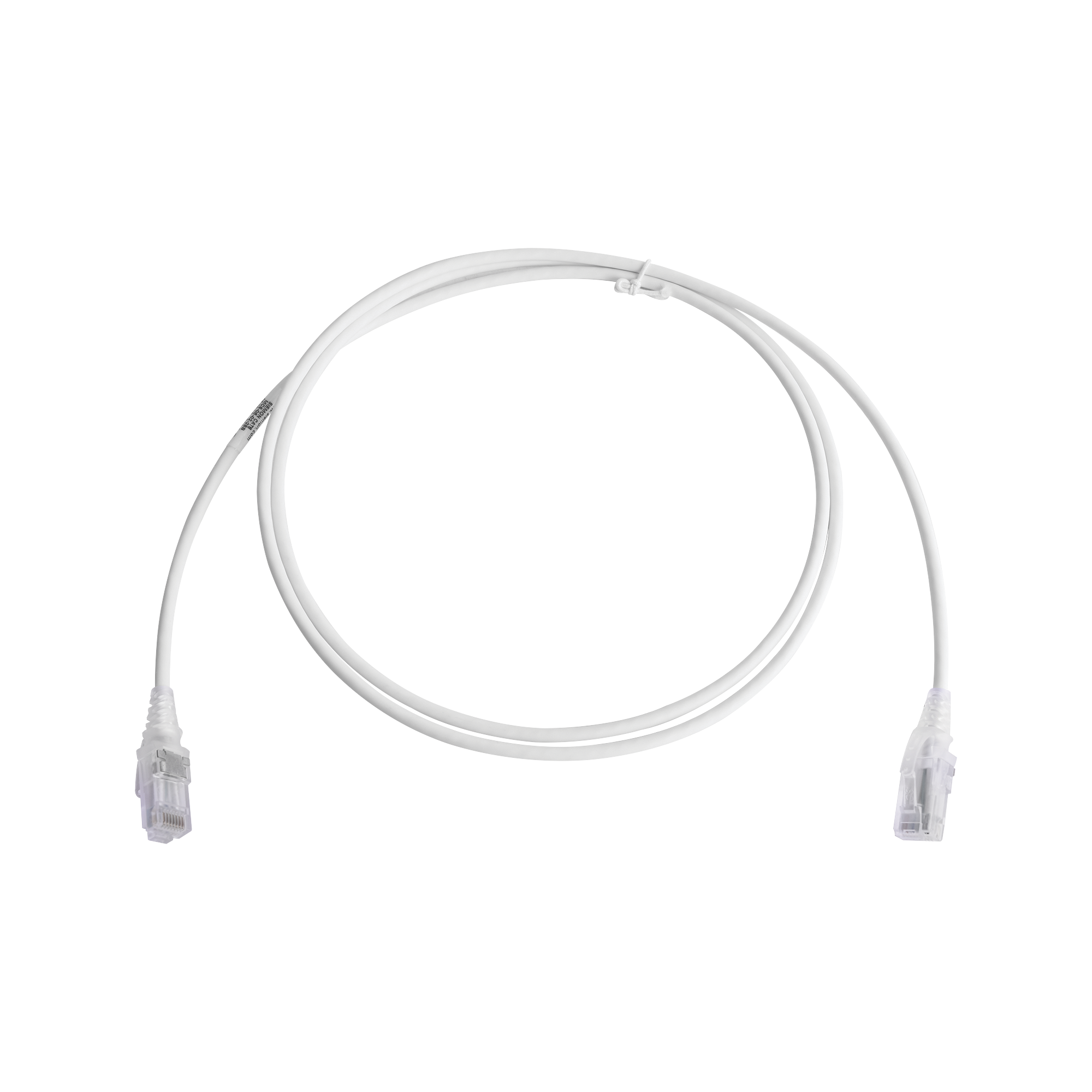 SIEMON MC6-05-0228 Patch Cord MC6 Modular Cat6 UTP, CM/LS0H, 5ft, Color Blanco, Diámetro Reducido (28AWG)