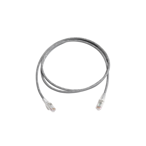 SIEMON MC6-05-04 Patch Cord MC6 Modular Cat6 UTP, CM/LS0H, 5ft, Color Gris