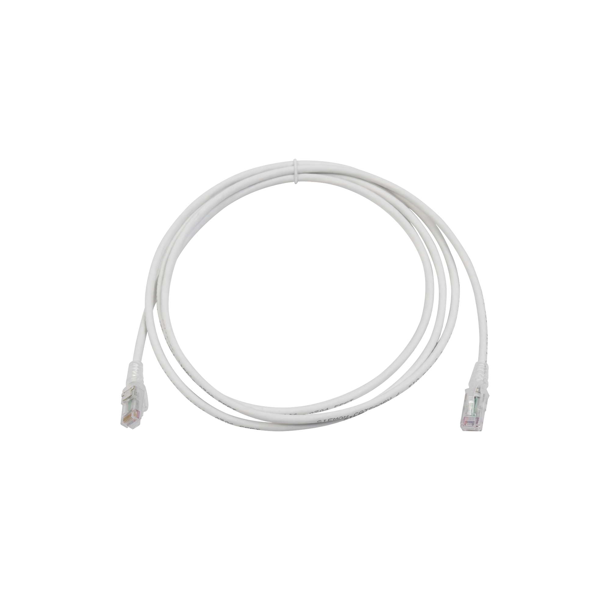 SIEMON MC6-07-02B Patch Cord MC6 Modular Cat6 UTP, CM/LS0H, 7ft, Color Blanco, Versión Bulk (Sin Empaque Individual)