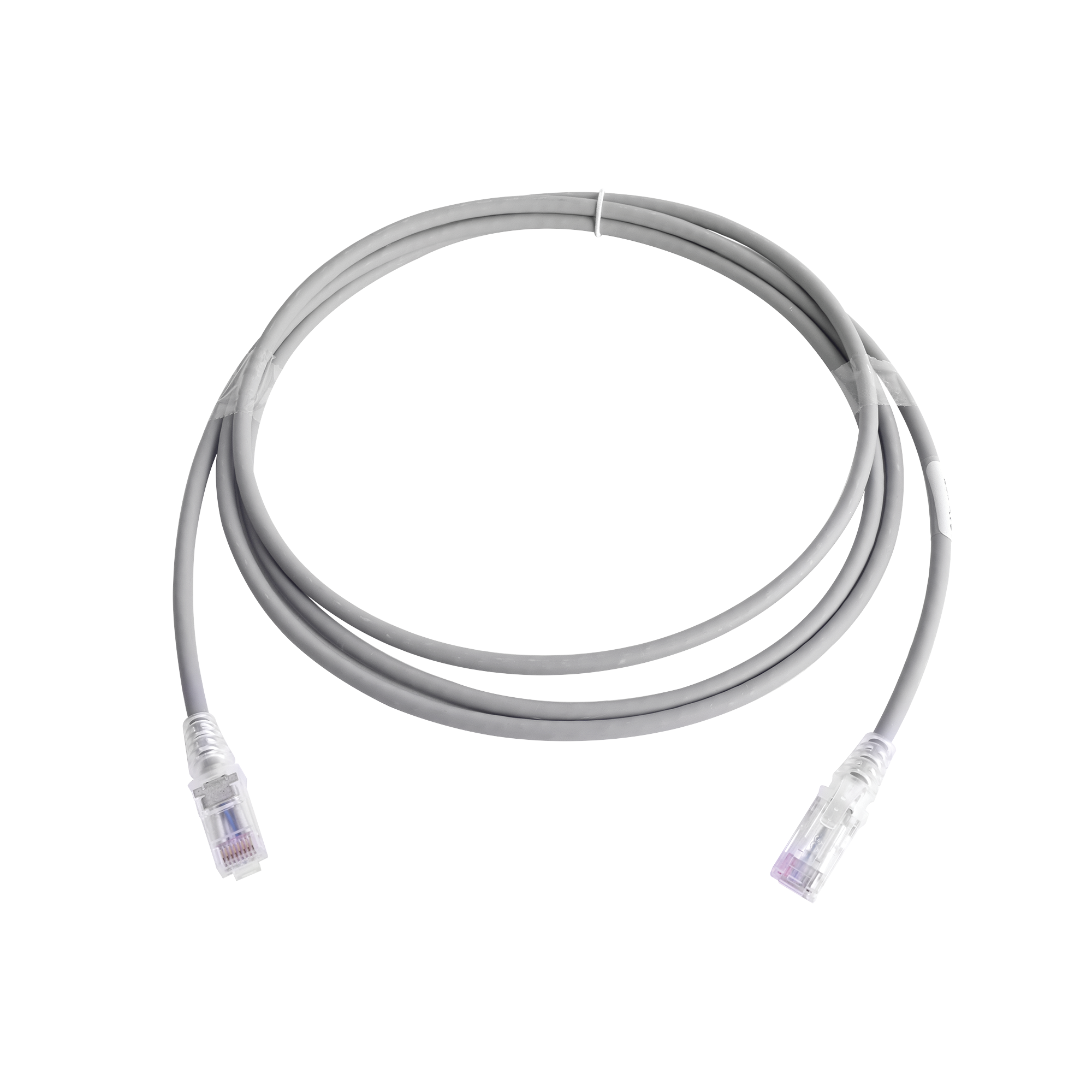 SIEMON MC6-07-04B Patch Cord MC6 Modular Cat6 UTP, CM/LS0H, 7ft, Color Gris, Versión Bulk (Sin Empaque Individual)