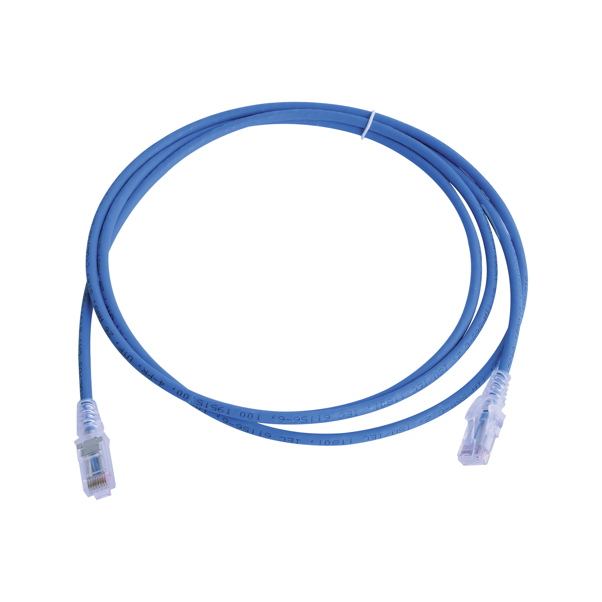 SIEMON MC6-07-06B Patch Cord MC6 Modular Cat6 UTP, CM/LS0H, 7ft, Color Azul, Versión Bulk (Sin Empaque Individual)