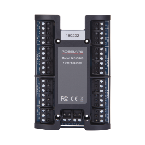 ROSSLARE SECURITY PRODUCTS MD-D04B Módulo Expansor de 4 Lectoras, Para Panel AC-425IP-BU
