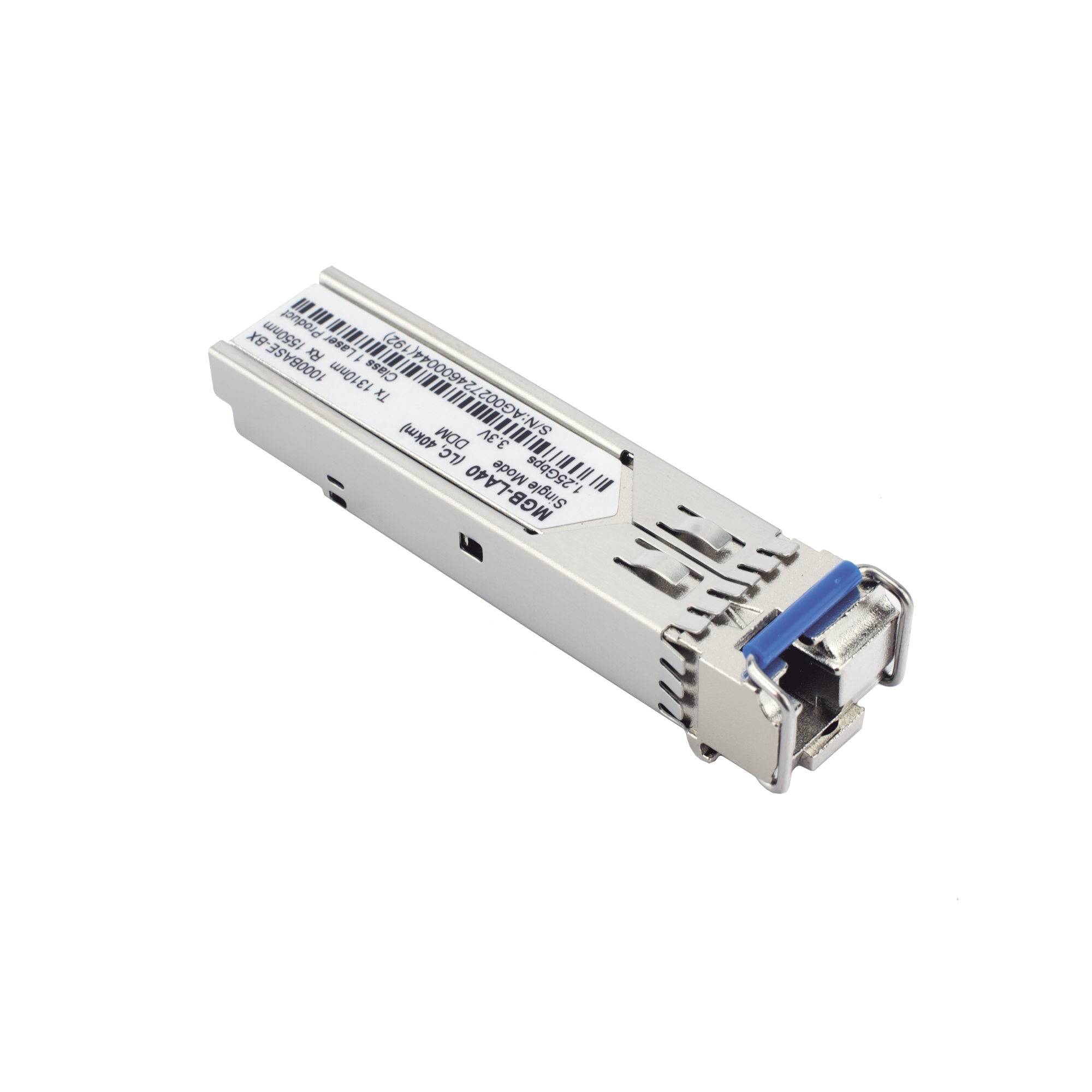 PLANET MGB-LA40 Transceptor mini-Gbic SFP 1G LC TX:1310nm RX:1550 para fibra Mono Modo 40 Km WDM, Requiere MGB-LB40