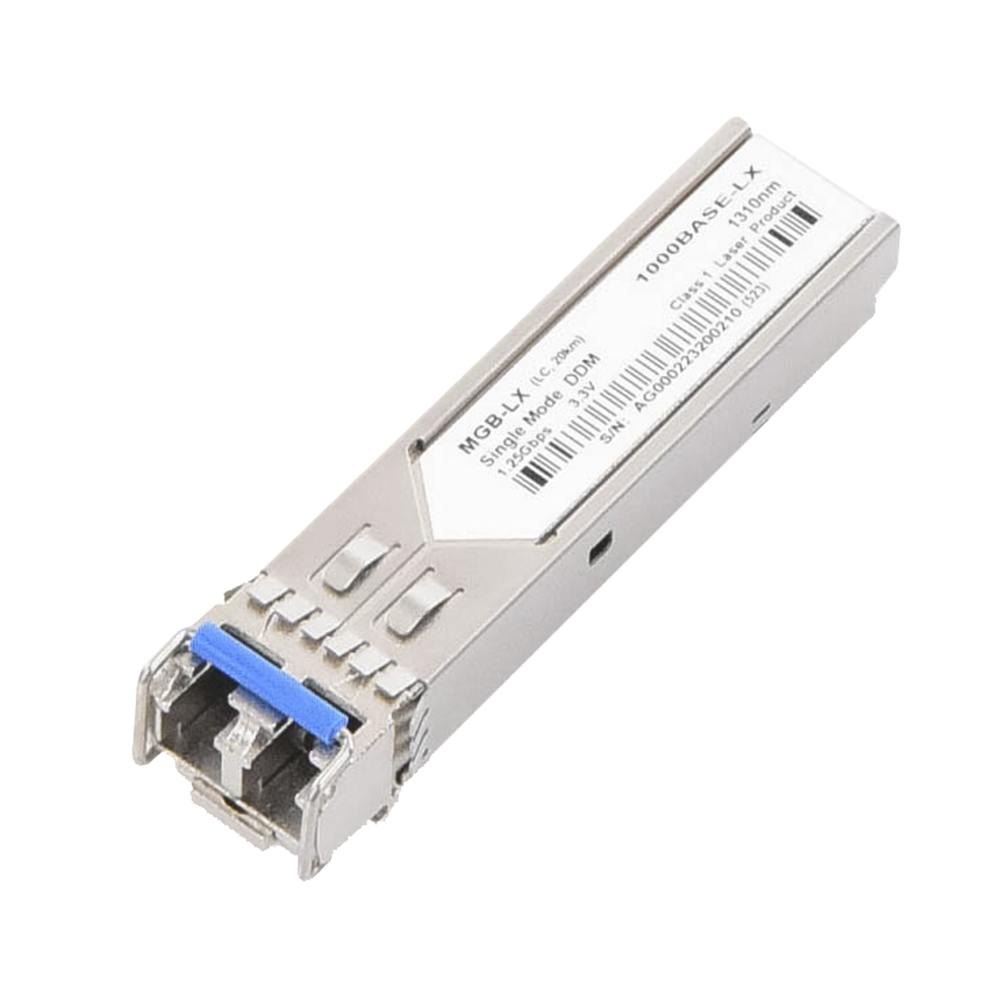 PLANET MGB-LX-10PCS Paquete de 10 Piezas del Modelo (MGB-LX v2) del Transceptor mini-GBIC SFP 1G LC Duplex Para Fibra Monomodo de 20 Km