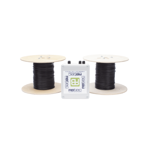 RBTEC MIC-2Z-500-V2 MICALERT Cable Sensor para Paredes, barandales, rejas rigidas, 2 zonas de 152 metros, 304 Metros de protección total/Tarjeta LPU400/Calibración via software