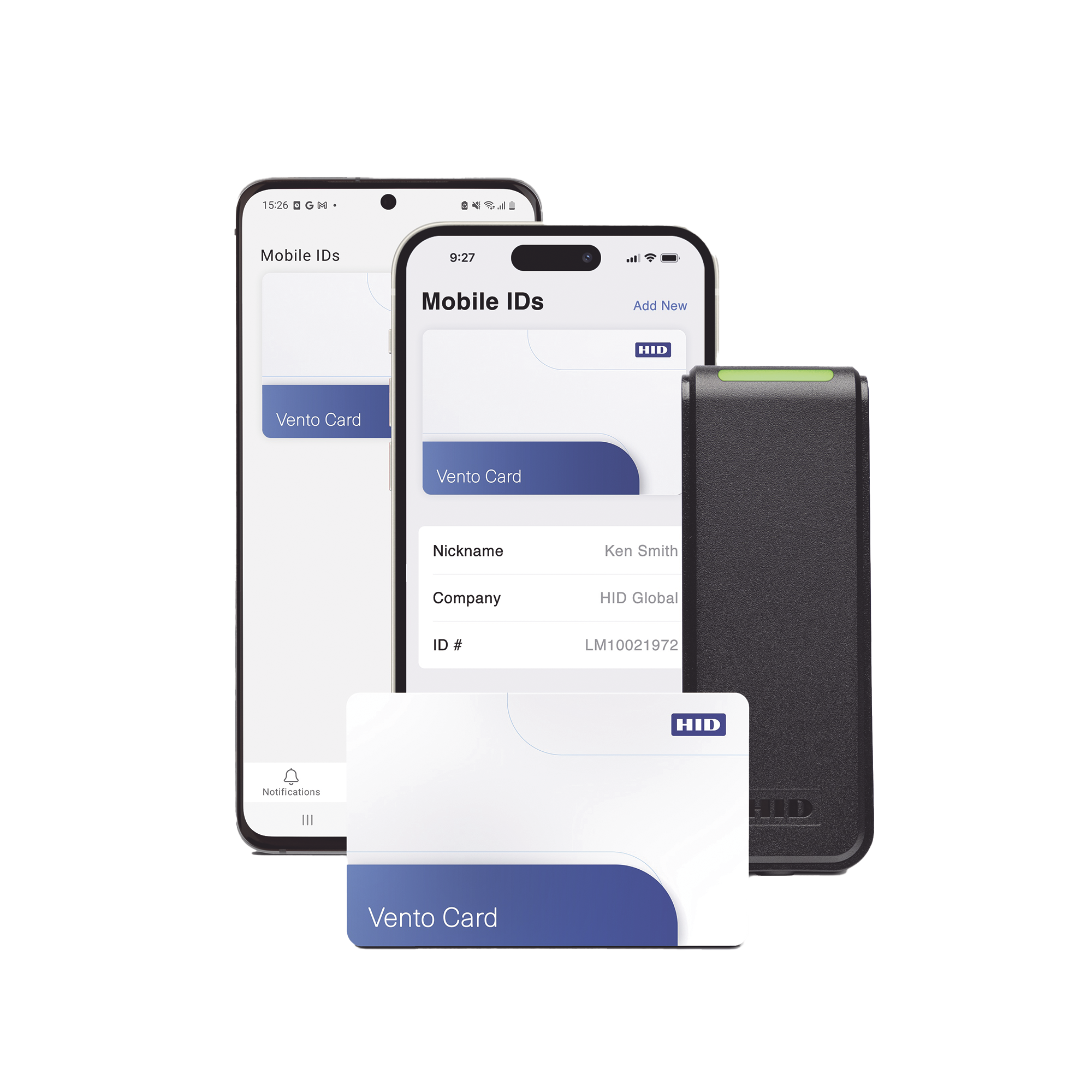 HID MID-SUB-T050 Tarjeta Virtual VENTO /100% Segura, La Tarjeta está en el SMARTPHONE, Subscripción Anual/ Protección contra Clonación