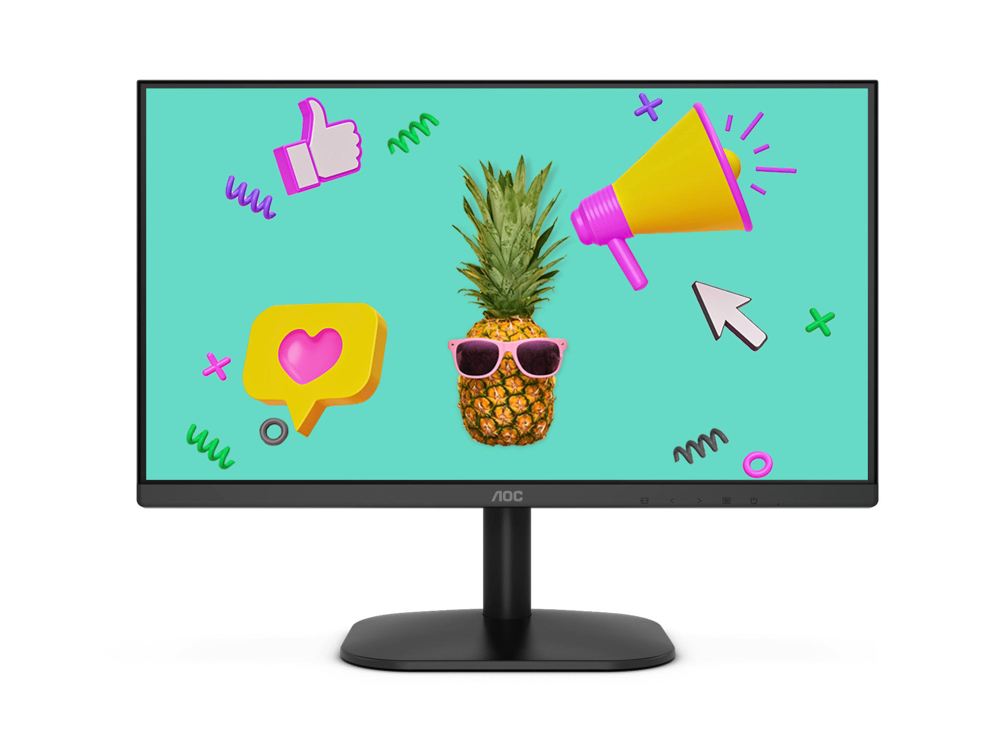 Monitor AOC 22B2HN – 250 Cd / M², 1920 X 1080 Pixeles, 6 Ms, Negro