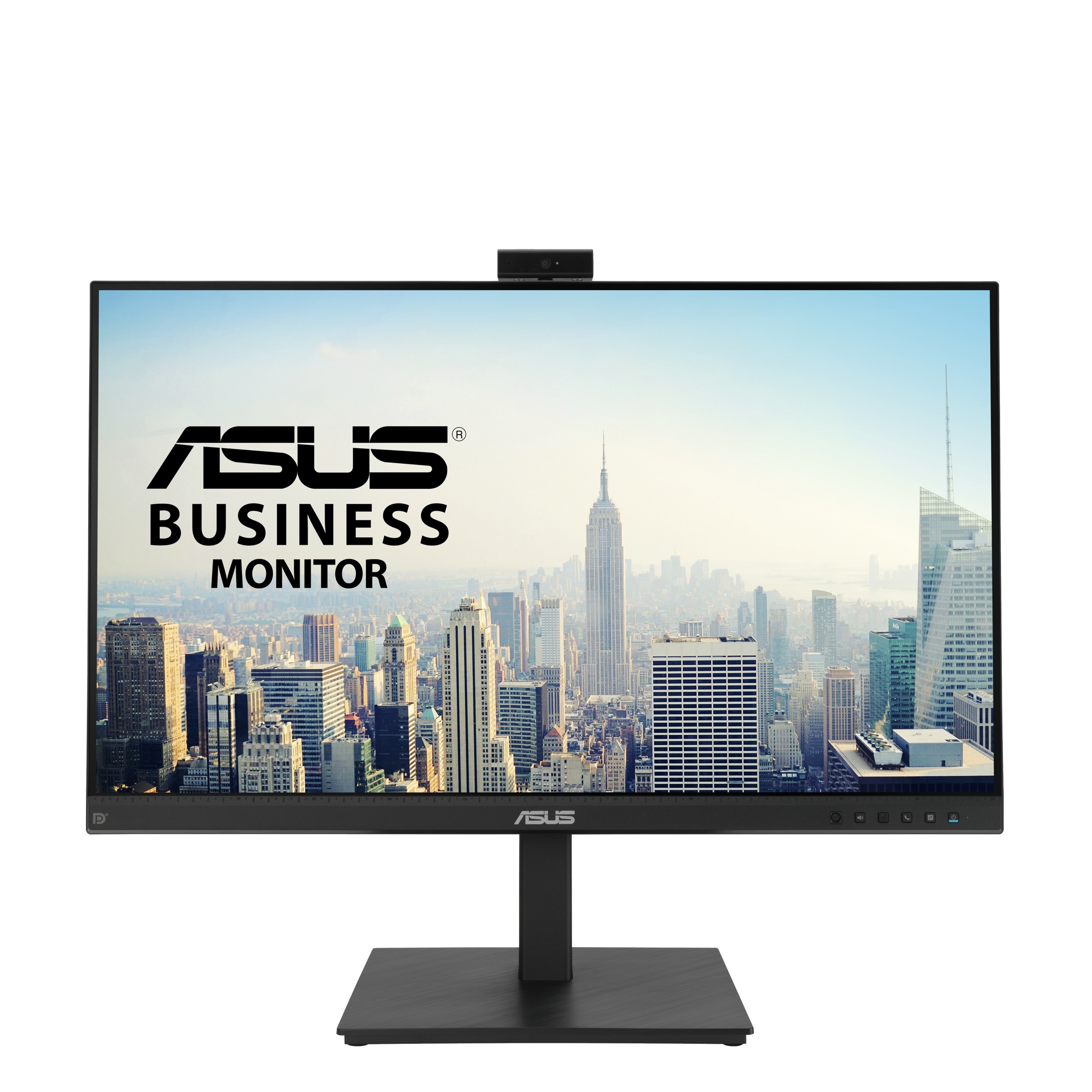 Monitor ASUS BE279QSK Para Empresas – 27, Full HD, IPS, Sin Marco, Cámara Web Full HD, Conjuntos De Micrófono, Parlantes Estéreo, Altura Ajustable