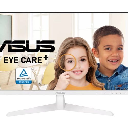 Monitor ASUS VY249HE-W – 24 Pulgadas, 300 Cd / M², 1920 X 1080 Pixeles, 1 Ms, Blanco